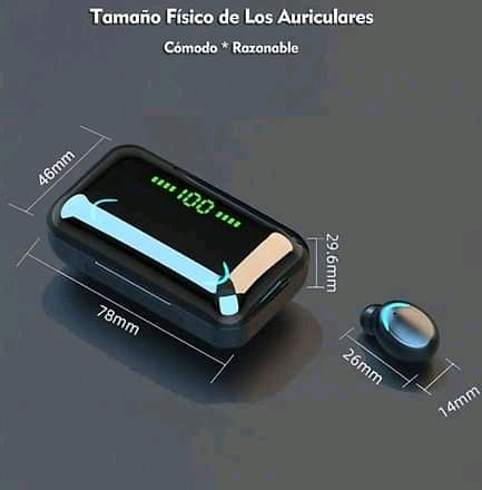 AUDIFONOS F9 5-C TWS POWER BANK 2000 Mah